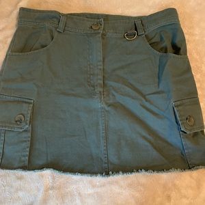 Army Green cargo skirt, never worn